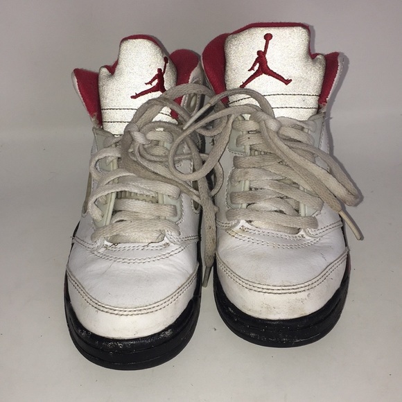 Jordan 5 Retro Fire Red Silver Tongue Men’s 2019 Style - Picture 3 of 15